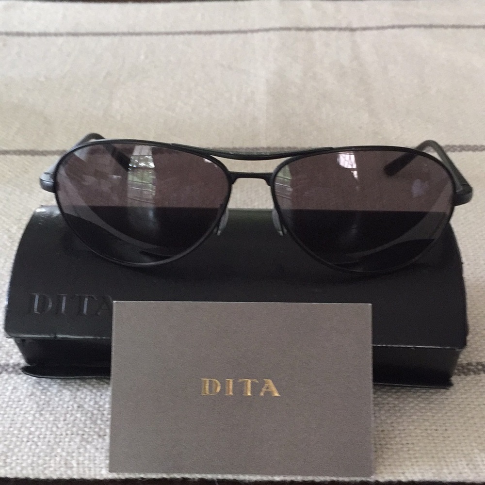 Dita Flight Titanium Aviator Sunglasses